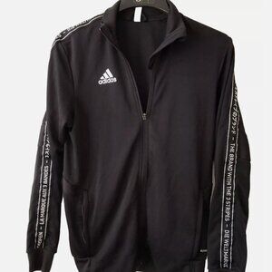 Adidas Climalite Full Zip Black Track Jacket Men M